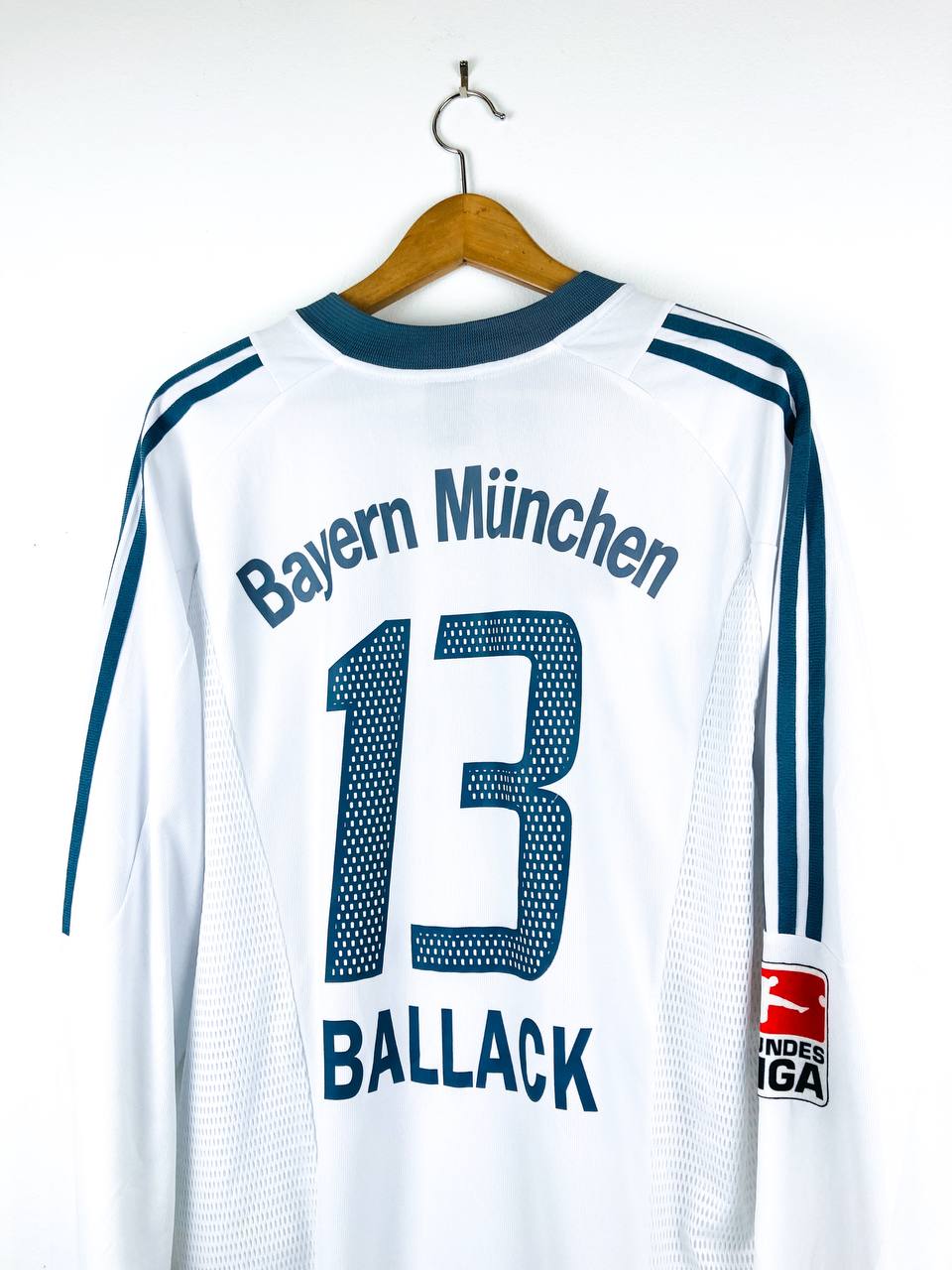 BAYERN MUNICH 2002/2004 AWAY SHIRT #13 BALLACK [L/S]