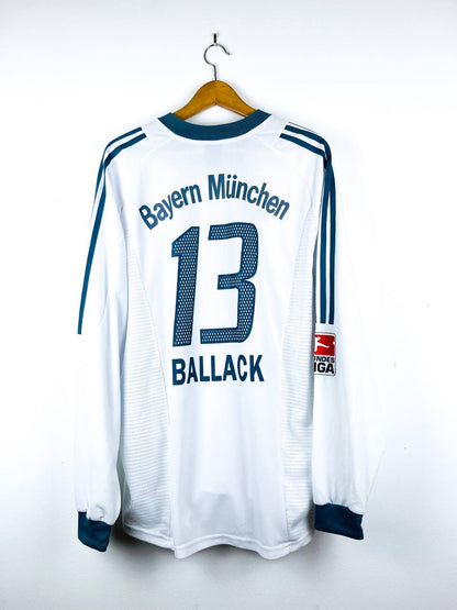 BAYERN MUNICH 2002/2004 AWAY SHIRT #13 BALLACK [L/S]