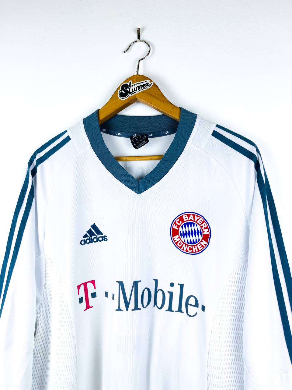 BAYERN MUNICH 2002/2004 AWAY SHIRT #13 BALLACK [L/S]