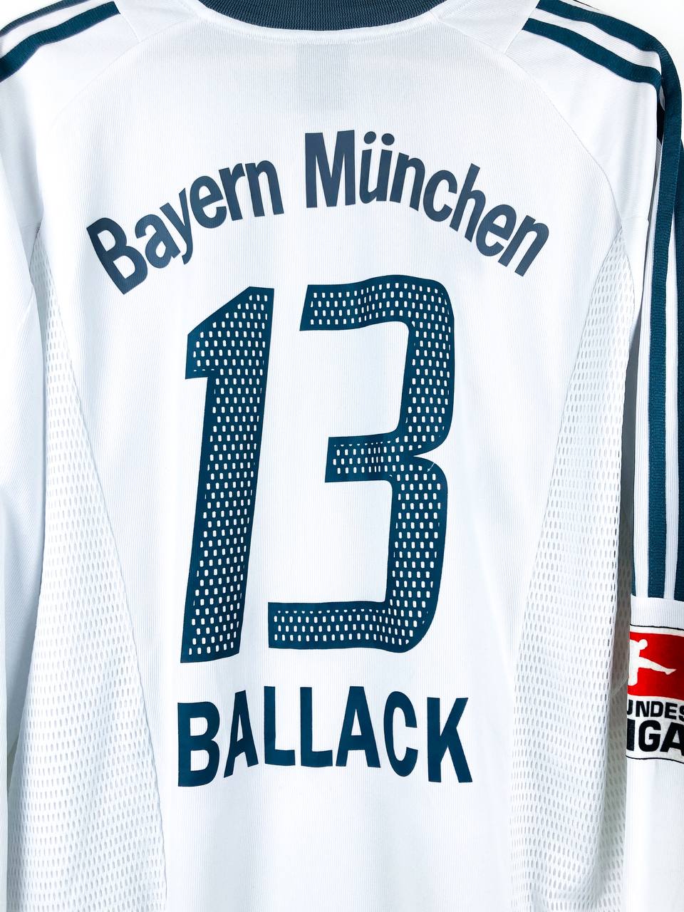 BAYERN MUNICH 2002/2004 AWAY SHIRT #13 BALLACK [L/S]