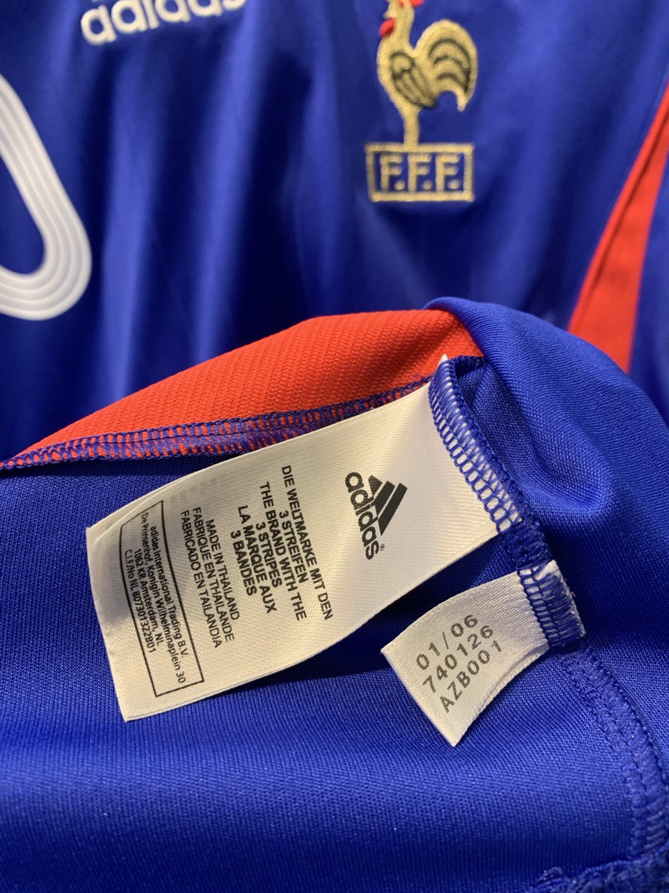 FRANCE 2006/2007 HOME SHIRT #10 ZIDANE