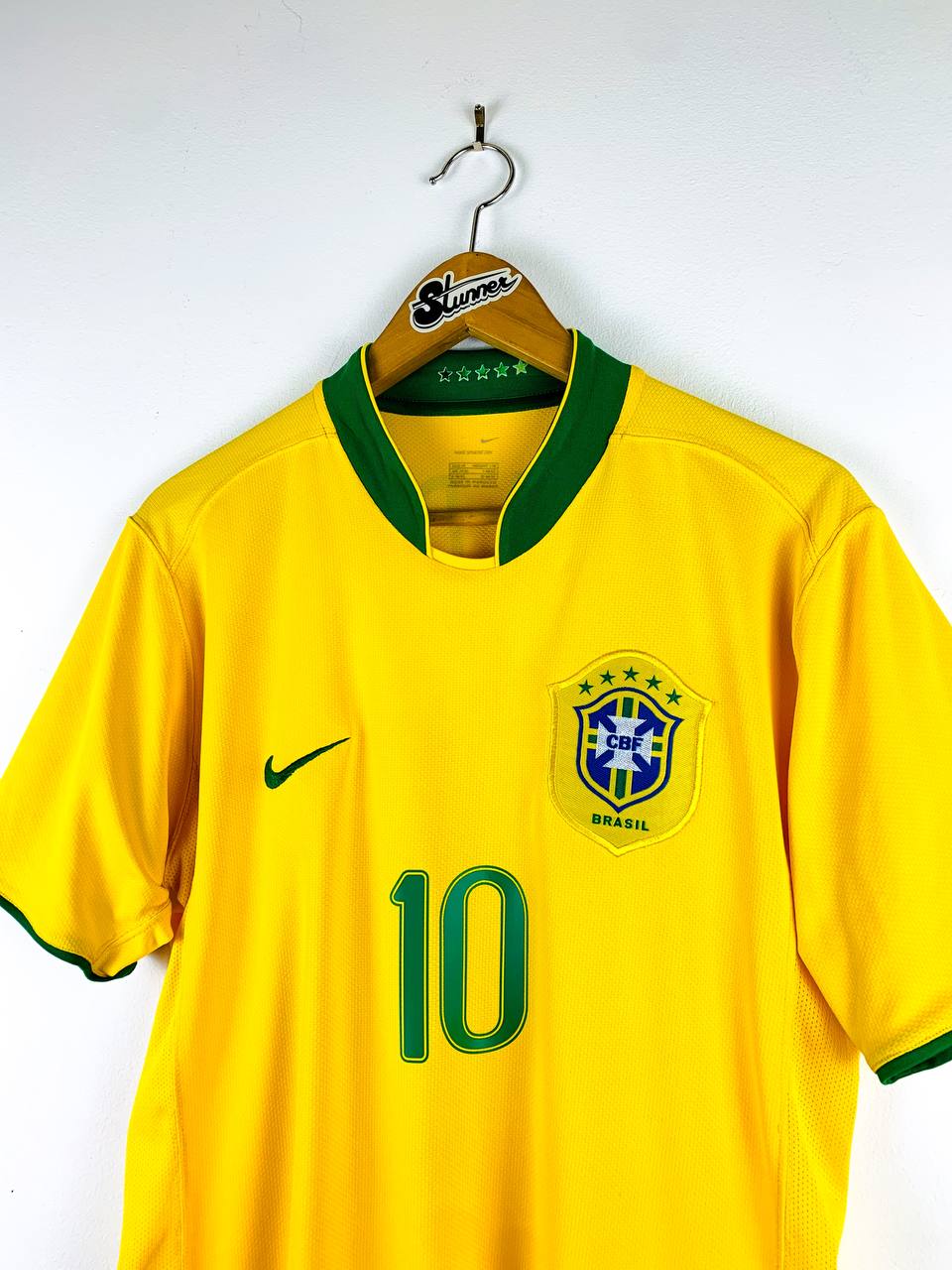 BRAZIL 2006/2008 HOME SHIRT #10 RONALDINHO