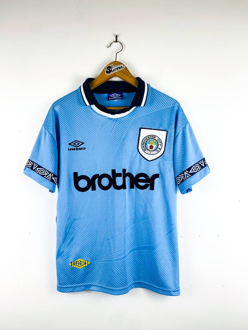 MANCHESTER CITY 1993/1995 HOME SHIRT #15