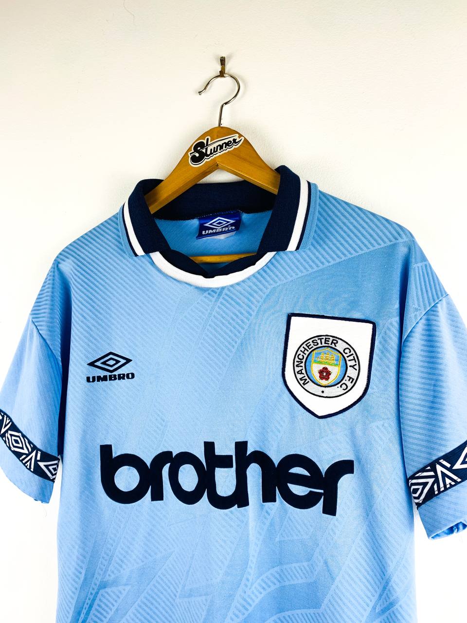 MANCHESTER CITY 1993/1995 HOME SHIRT #15