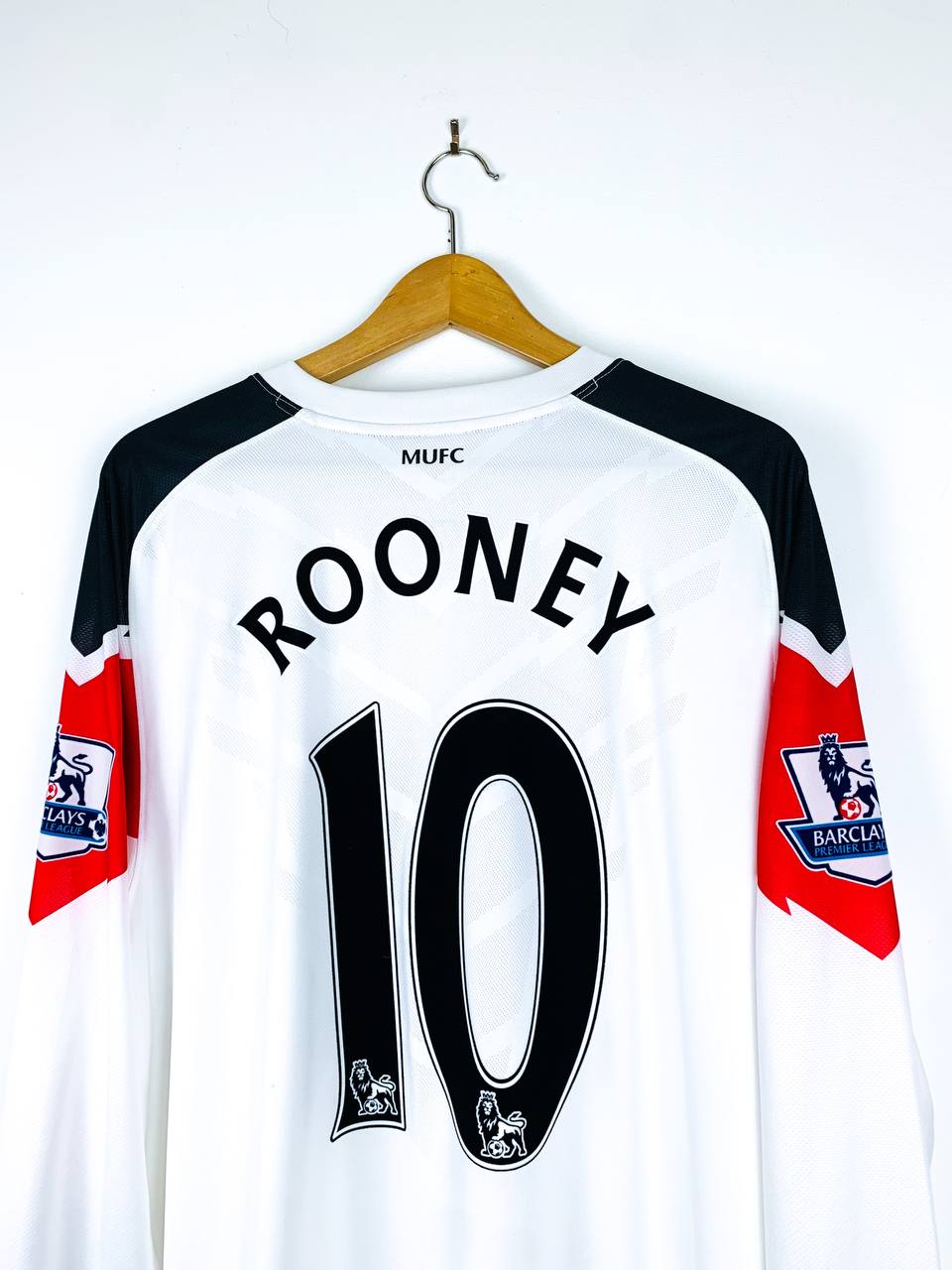 MANCHESTER UNITED 2010/2011 AWAY SHIRT #10 ROONEY [L/S]