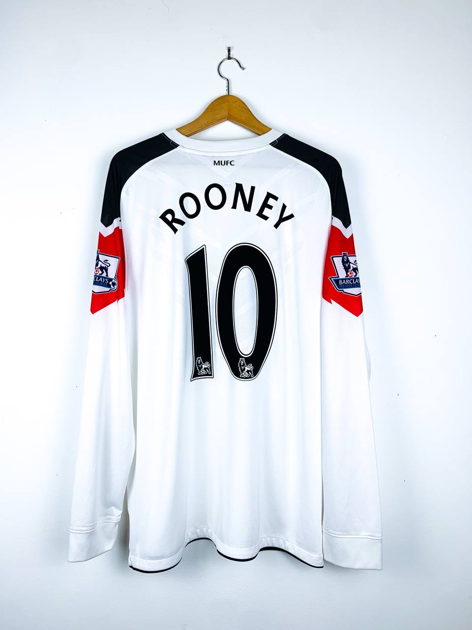 MANCHESTER UNITED 2010/2011 AWAY SHIRT #10 ROONEY [L/S]