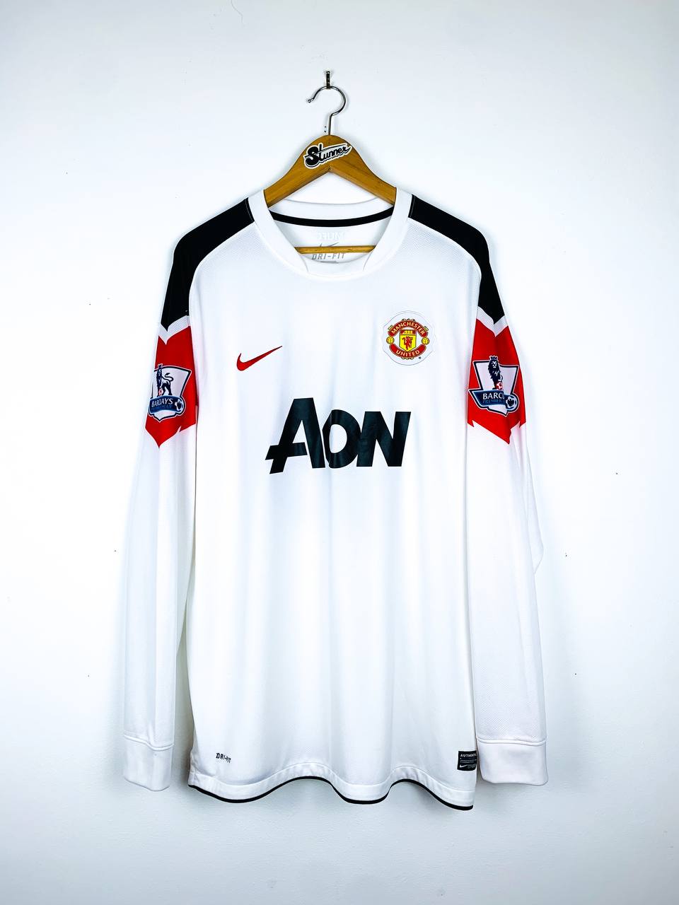 MANCHESTER UNITED 2010/2011 AWAY SHIRT #10 ROONEY [L/S]