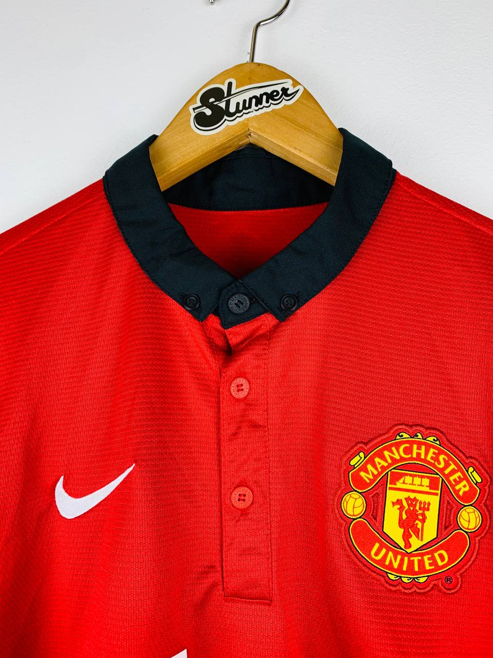 MANCHESTER UNITED 2013/2014 HOME SHIRT #15 VIDIC