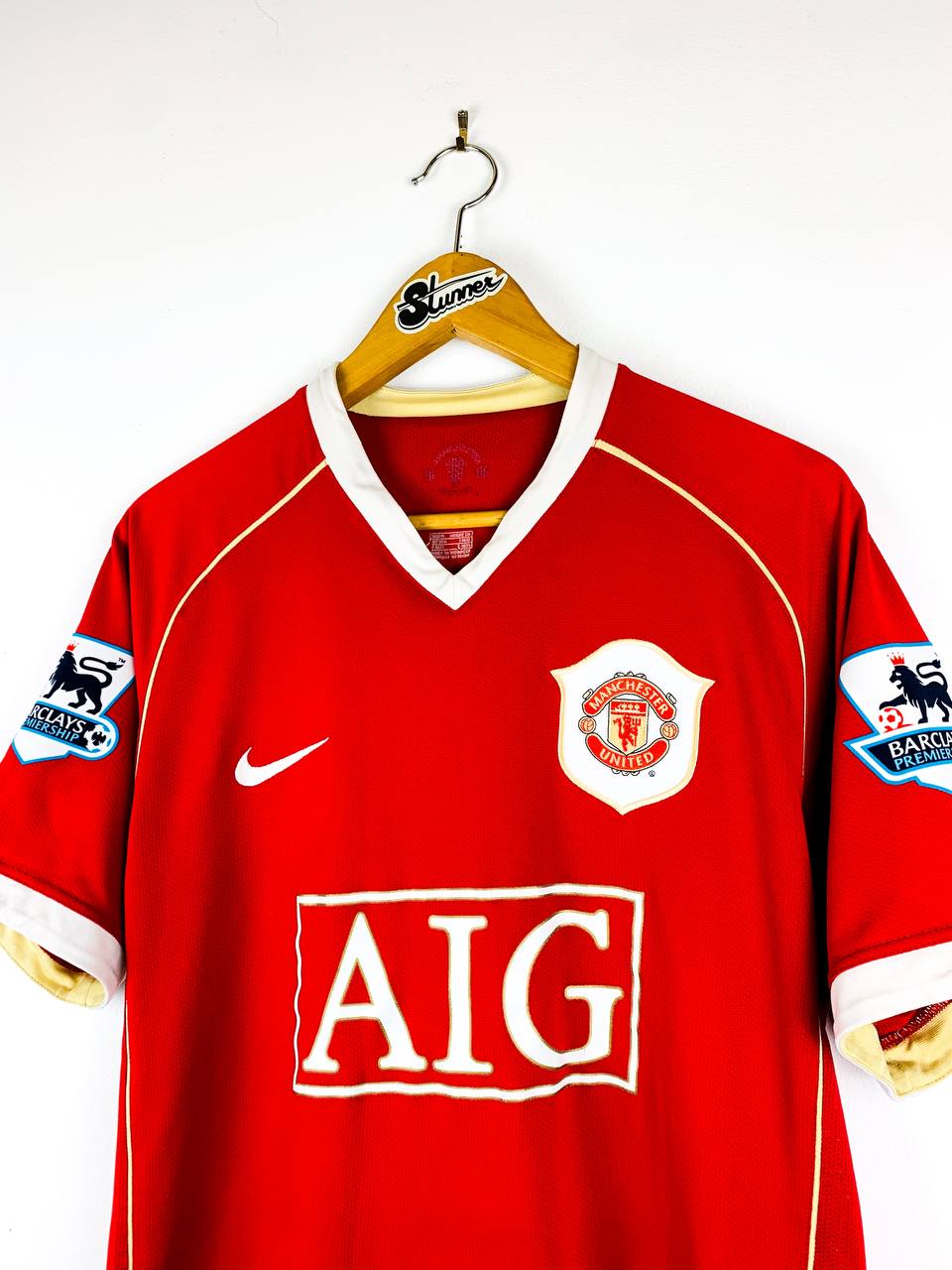 MANCHESTER UNITED 2006/2007 HOME SHIRT #7 RONALDO [M]