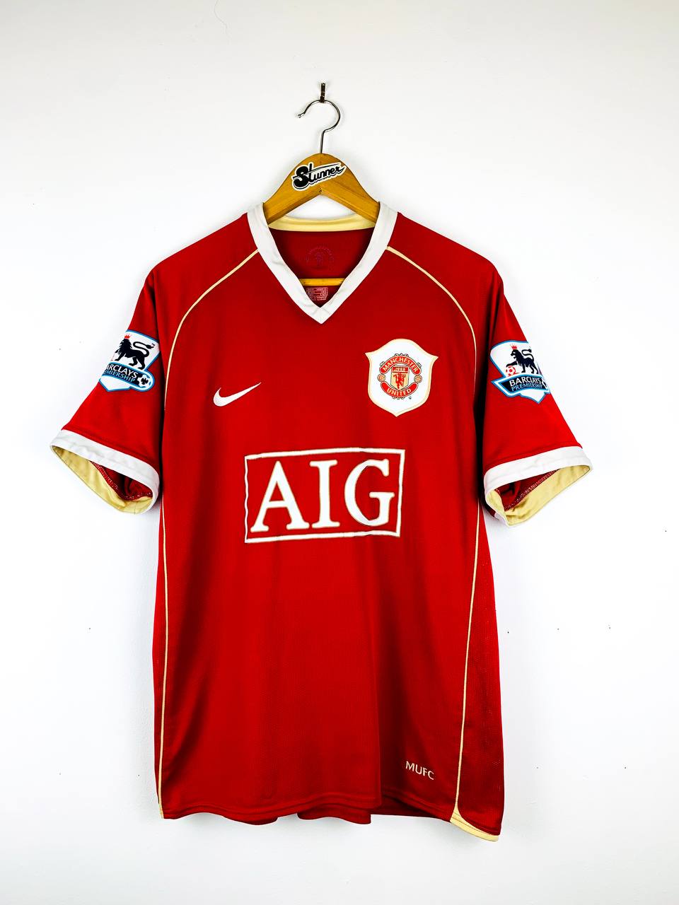 MANCHESTER UNITED 2006/2007 HOME SHIRT #7 RONALDO [M]