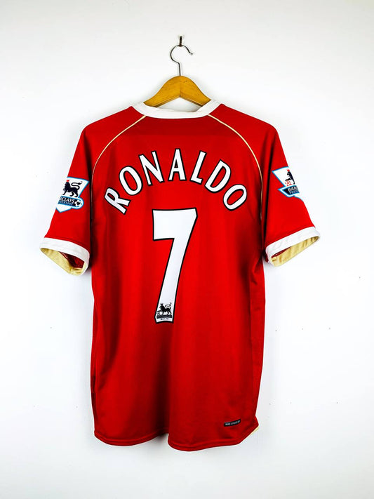 MANCHESTER UNITED 2006/2007 HOME SHIRT #7 RONALDO [M]