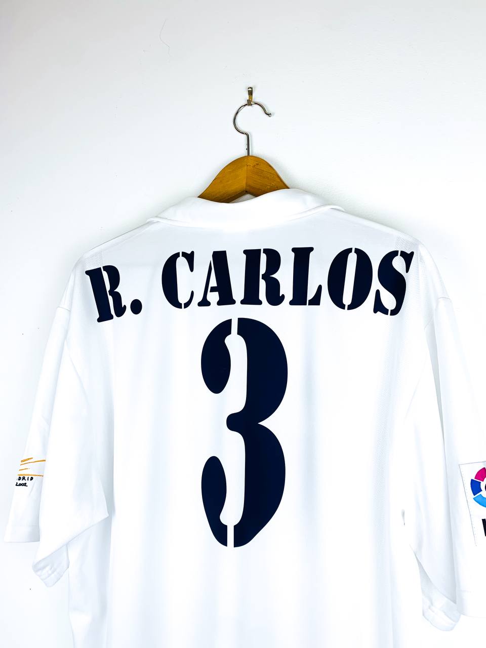 REAL MADRID 2002/2003 HOME SHIRT #3 R.CARLOS