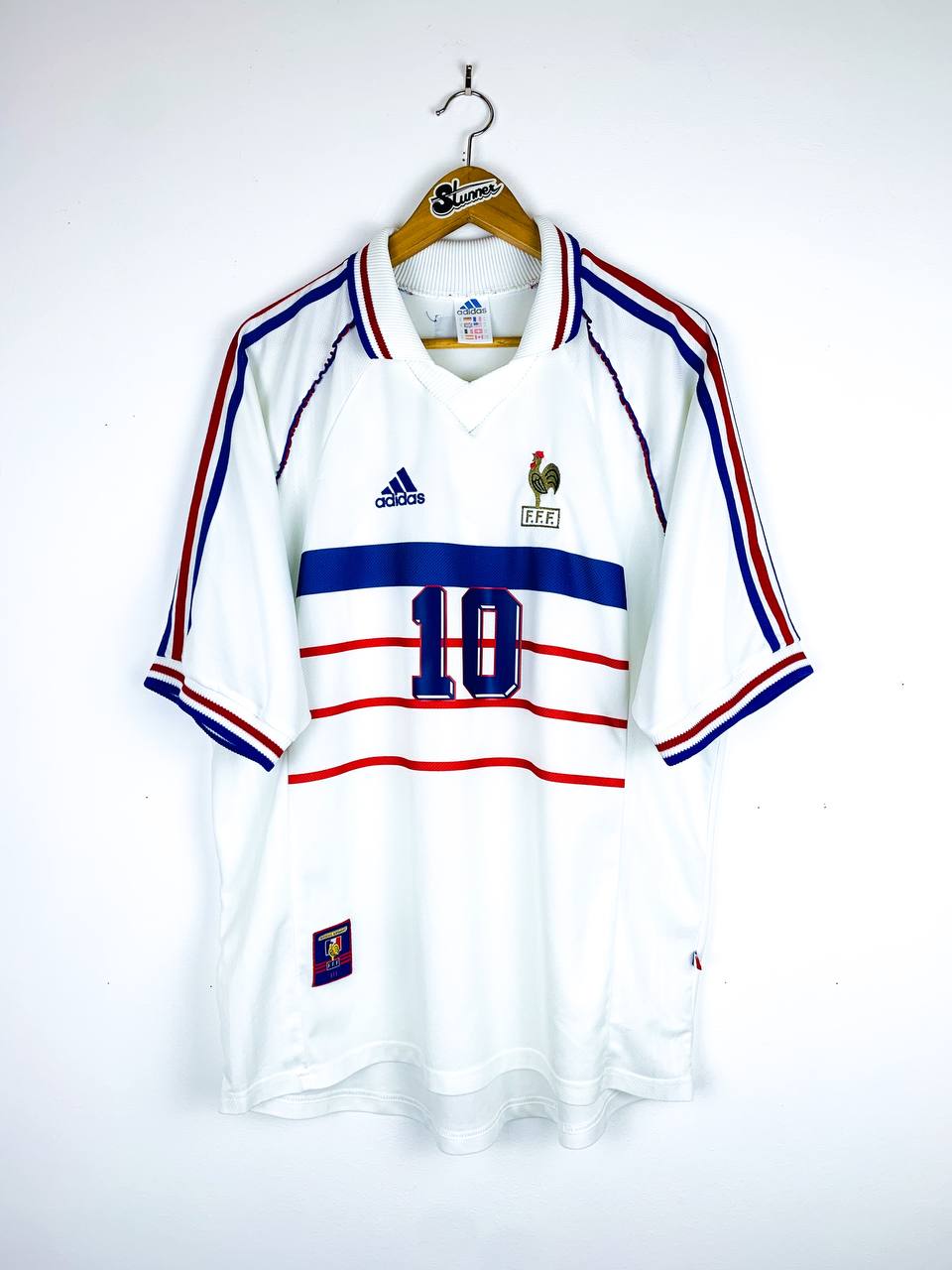 FRANCE 1998/2000 AWAY SHIRT #10 ZIDANE