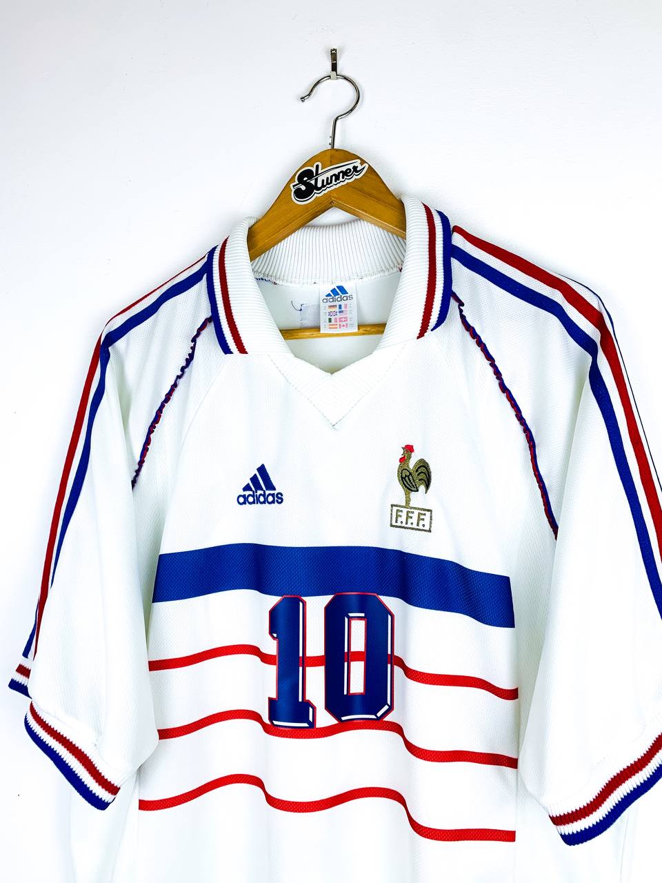 FRANCE 1998/2000 AWAY SHIRT #10 ZIDANE