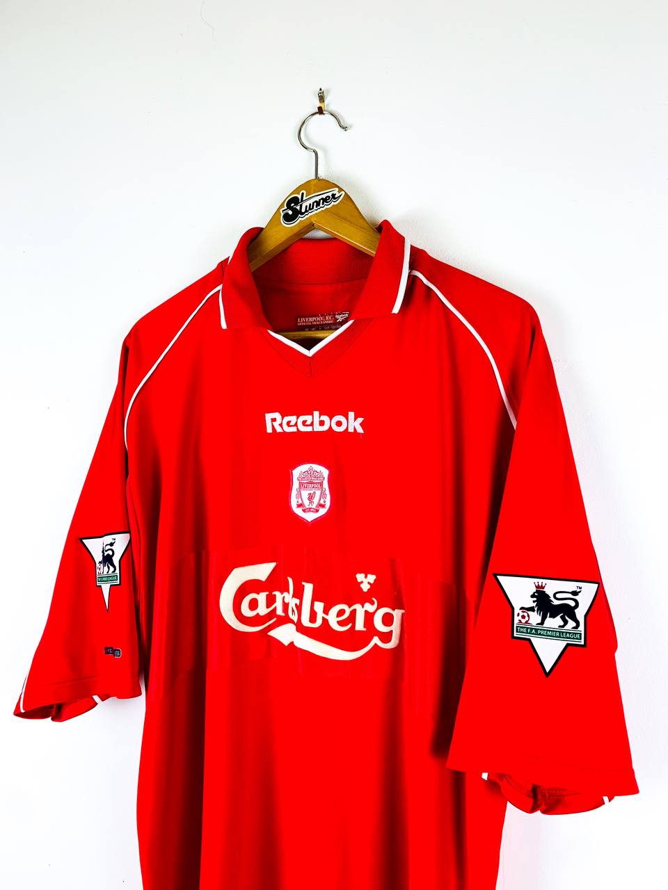 LIVERPOOL 2000/2002 HOME SHIRT #17 GERRARD
