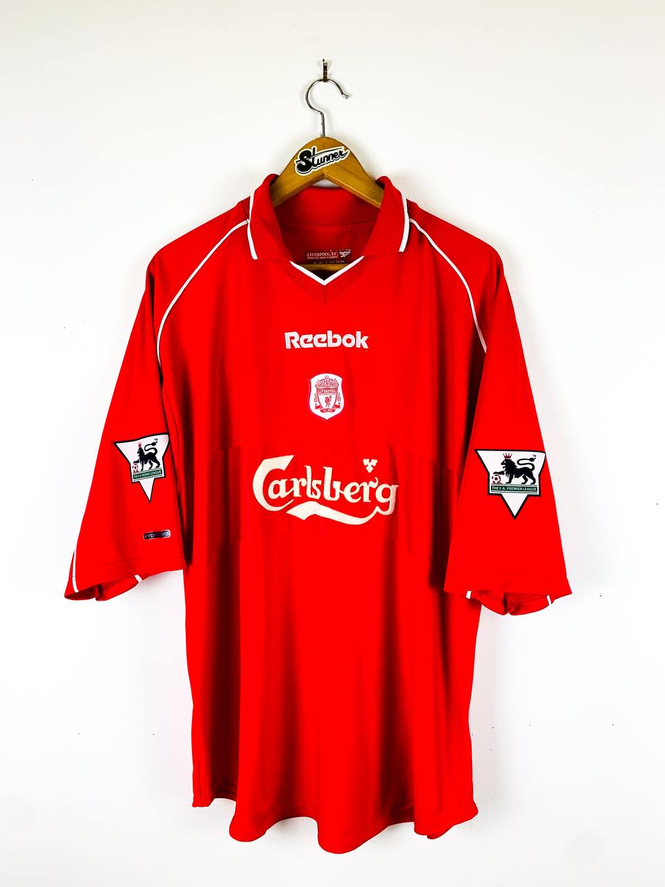 LIVERPOOL 2000/2002 HOME SHIRT #17 GERRARD