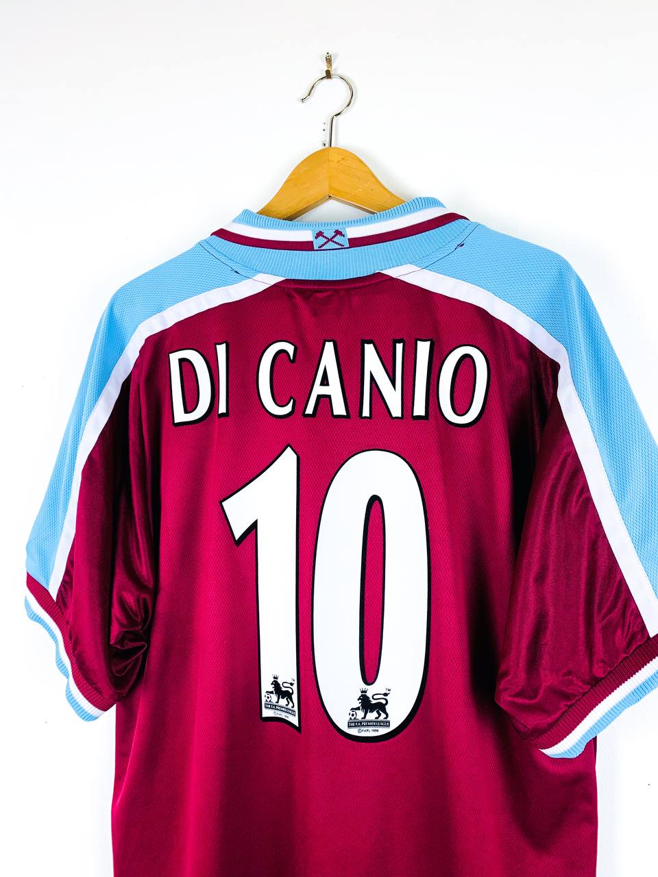 WEST HAM 1999/2001 HOME SHIRT #10 DI CANIO