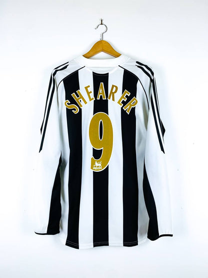 NEWCASTLE UNITED 2005/2007 HOME SHIRT #9 SHEARER [L/S]