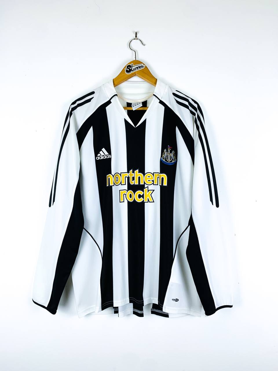 NEWCASTLE UNITED 2005/2007 HOME SHIRT #9 SHEARER [L/S]