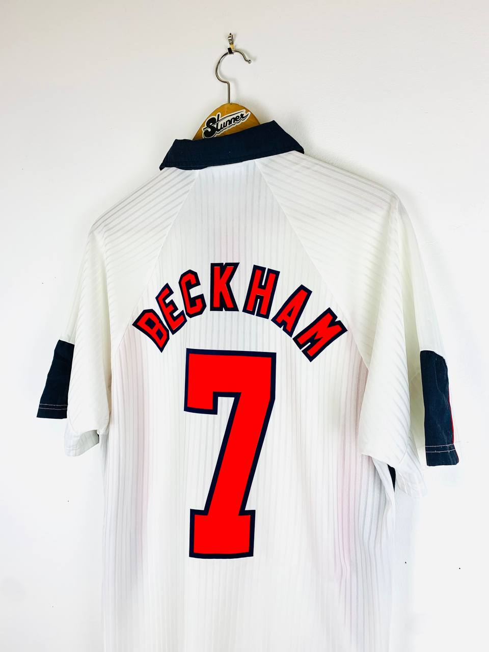 ENGLAND 1997/1999 HOME SHIRT #7 BECKHAM
