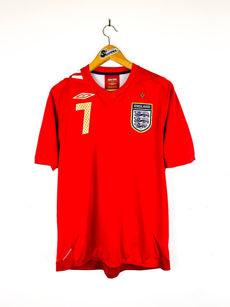 ENGLAND 2006/2008 AWAY SHIRT #7 BECKHAM