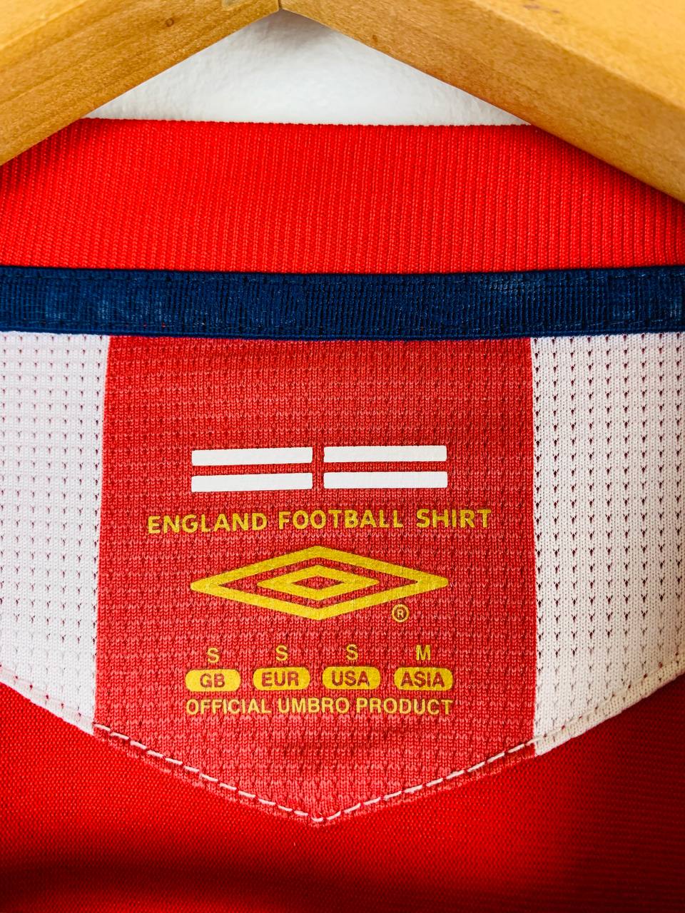 ENGLAND 2006/2008 AWAY SHIRT #7 BECKHAM