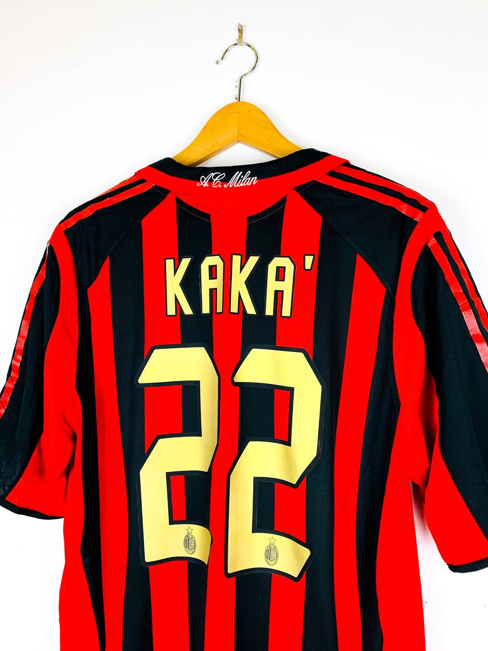 AC MILAN 2005/2006 HOME SHIRT #22 KAKA