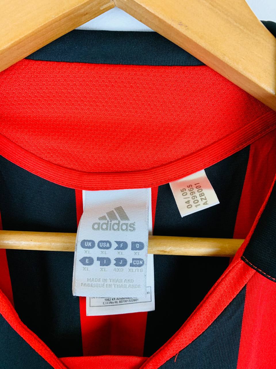 AC MILAN 2005/2006 HOME SHIRT #22 KAKA