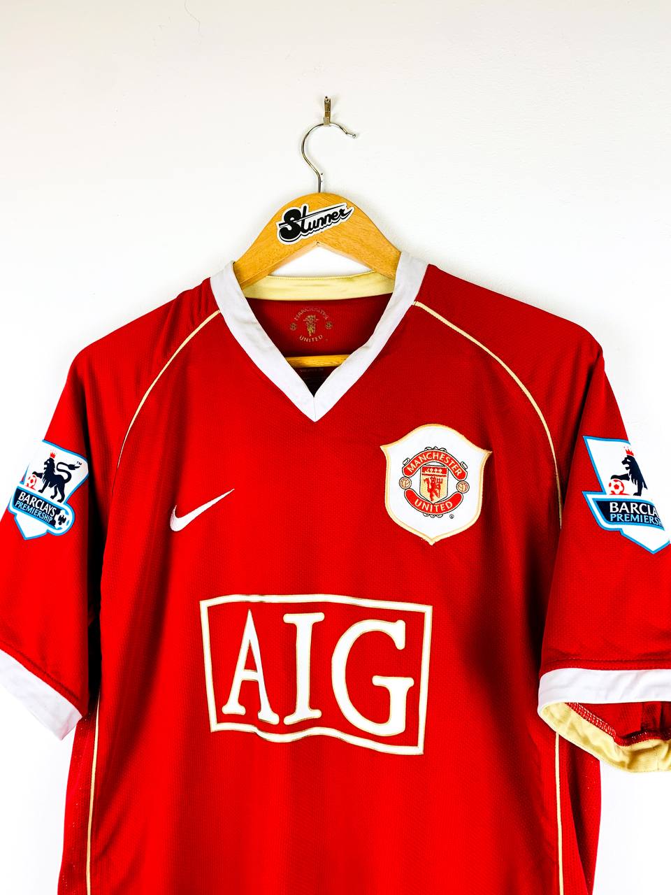 MANCHESTER UNITED 2006/2007 HOME SHIRT #8 ROONEY