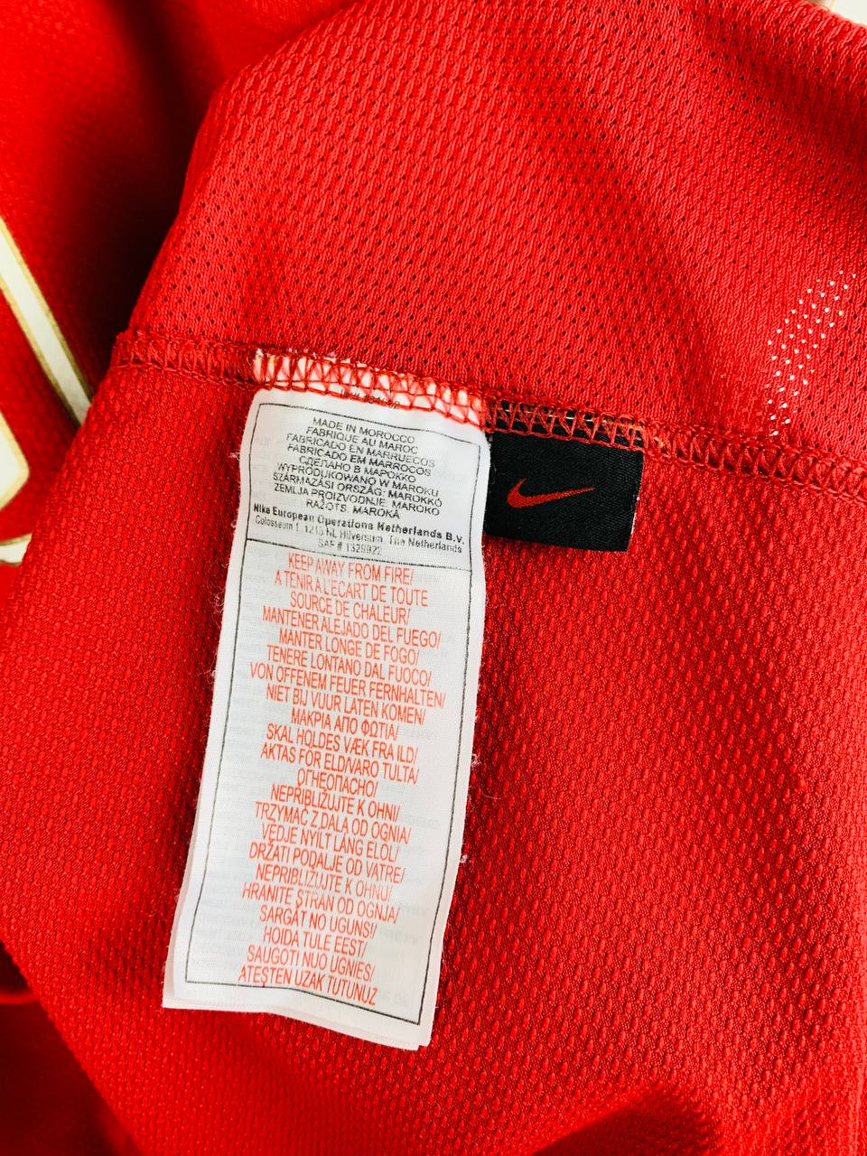 MANCHESTER UNITED 2006/2007 HOME SHIRT #8 ROONEY