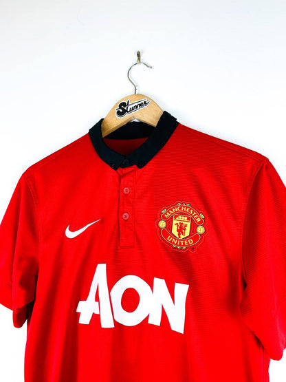 MANCHESTER UNITED 2013/2014 HOME SHIRT #15 VIDIC [M]