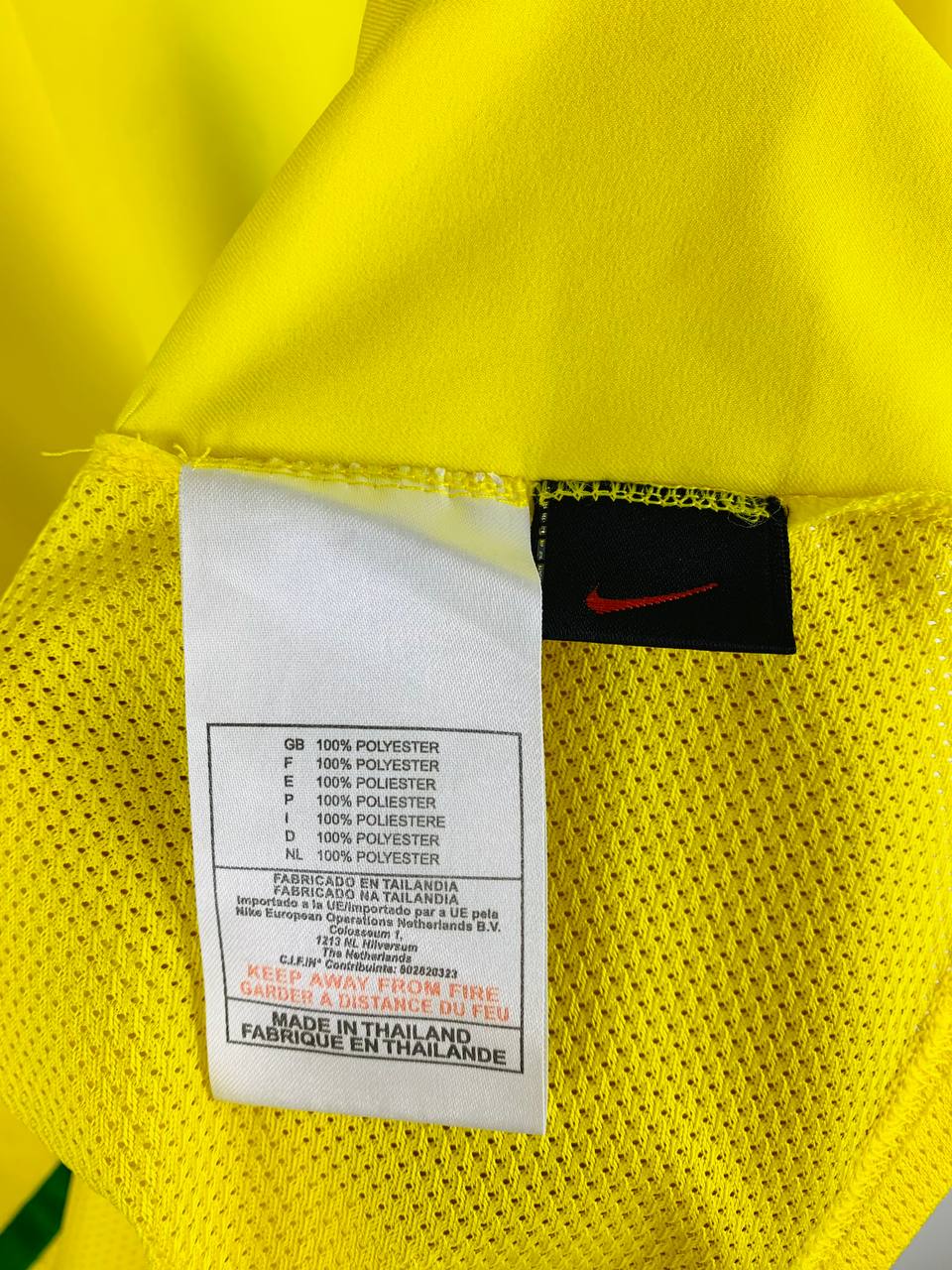 BRAZIL 2002/2004 HOME SHIRT #9 RONALDO