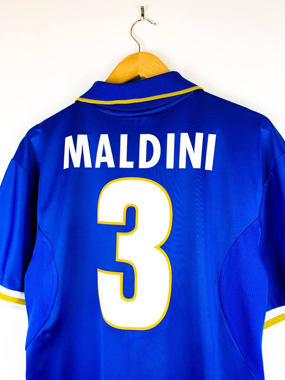 ITALY 1996/1997 HOME SHIRT #3 MALDINI