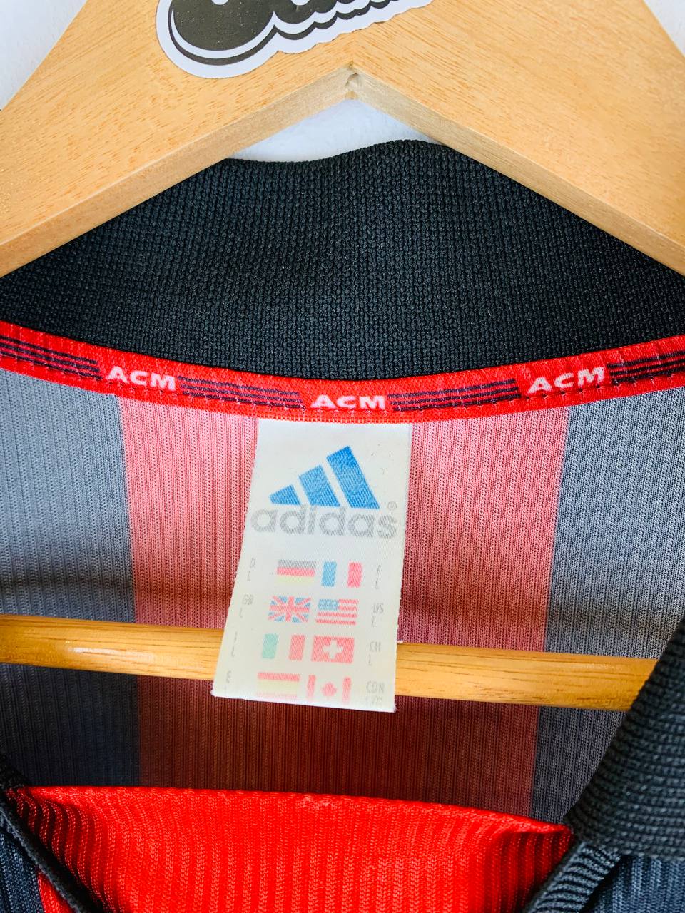 AC MILAN 1998/2000 HOME SHIRT #3 MALDINI