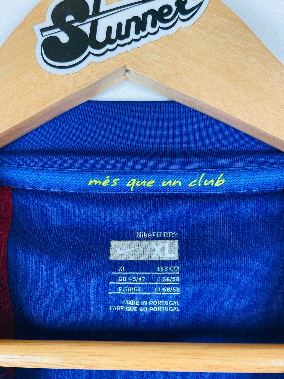 BARCELONA 2007/2008 HOME SHIRT #19 MESSI [XL]