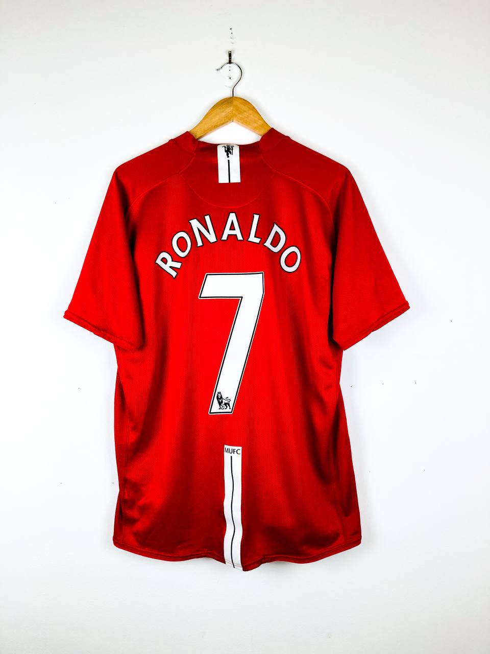 MANCHESTER UNITED 2007/2009 HOME SHIRT #7 RONALDO