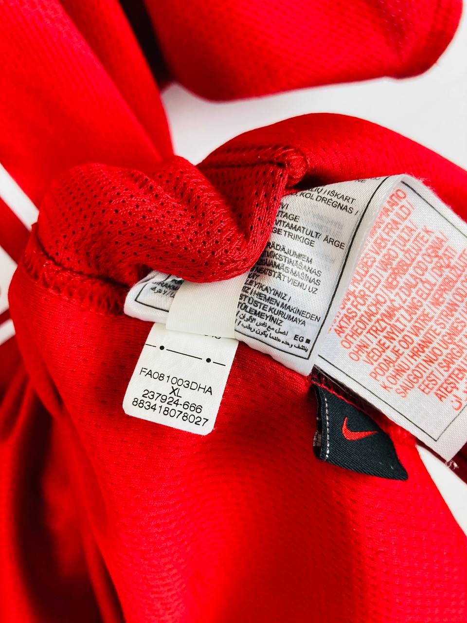 MANCHESTER UNITED 2007/2009 HOME SHIRT #7 RONALDO