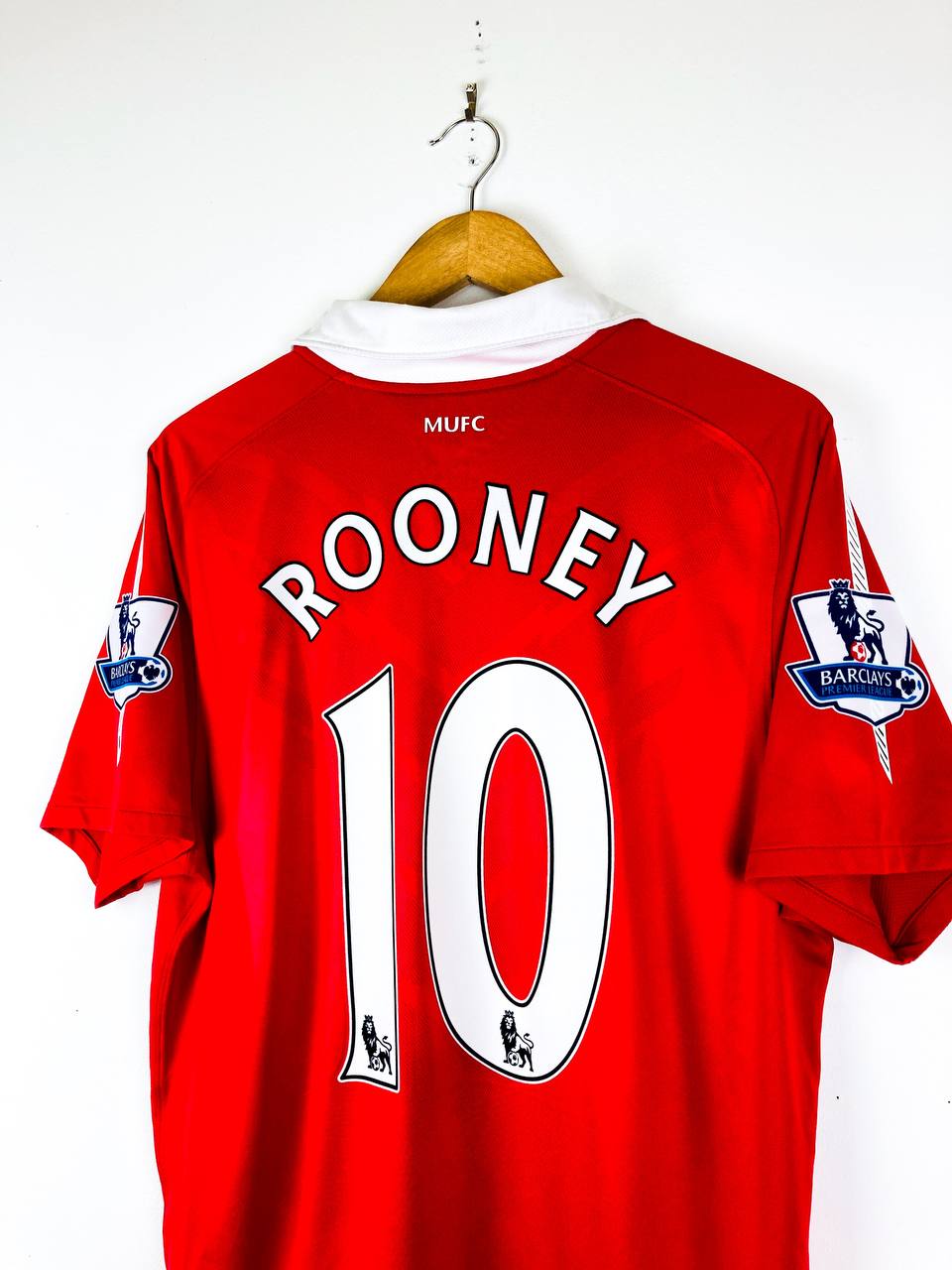 MANCHESTER UNITED 2010/2011 HOME SHIRT #10 ROONEY