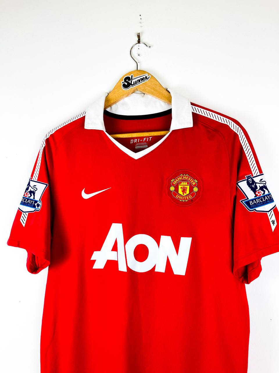 MANCHESTER UNITED 2010/2011 HOME SHIRT #10 ROONEY