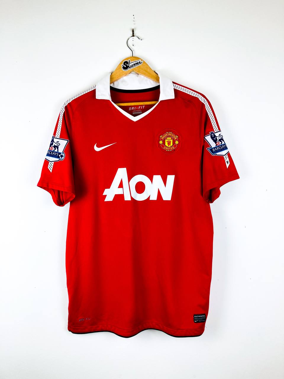 MANCHESTER UNITED 2010/2011 HOME SHIRT #10 ROONEY