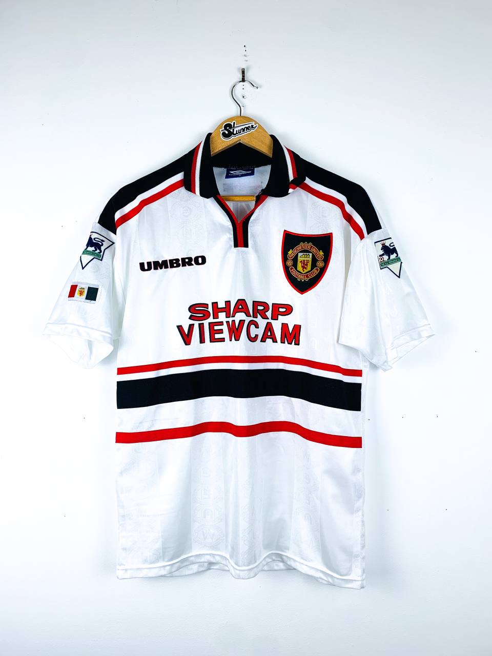 MANCHESTER UNITED 1997/1999 AWAY SHIRT #7 BECKHAM