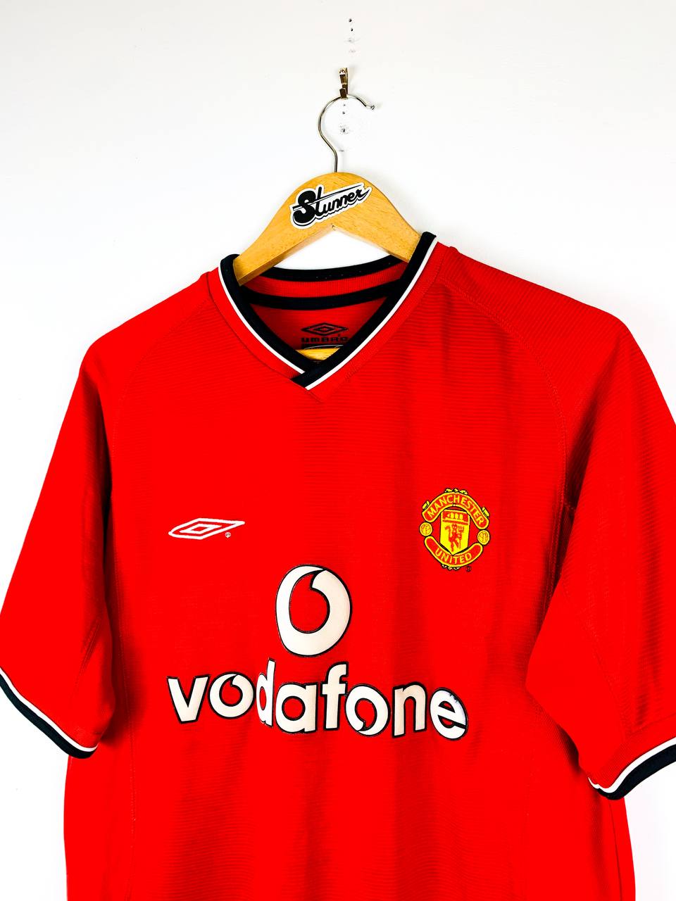 MANCHESTER UNITED 2000/2002 HOME SHIRT #7 BECKHAM [S]