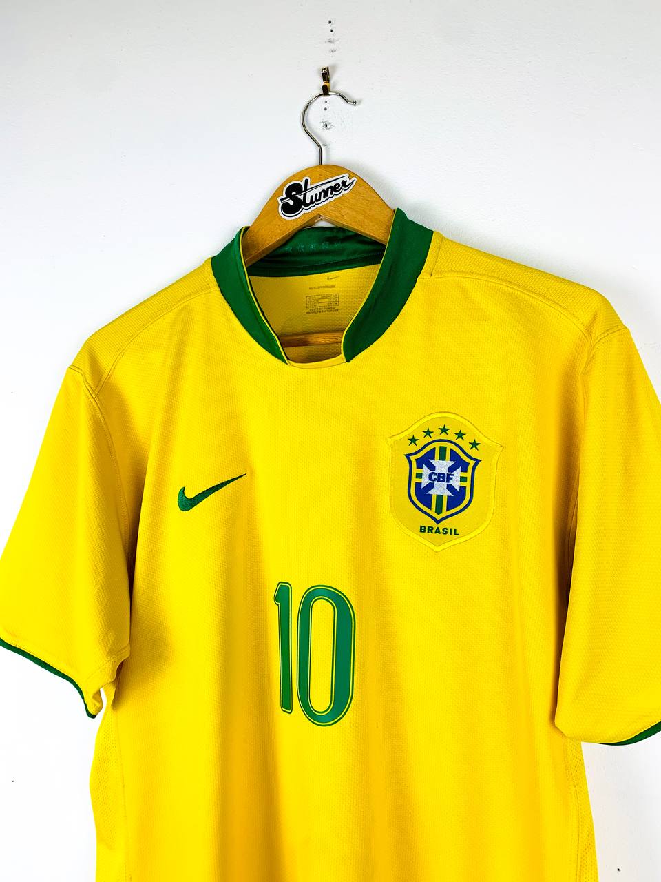 BRAZIL 2006/2008 HOME SHIRT #10 RONALDINHO