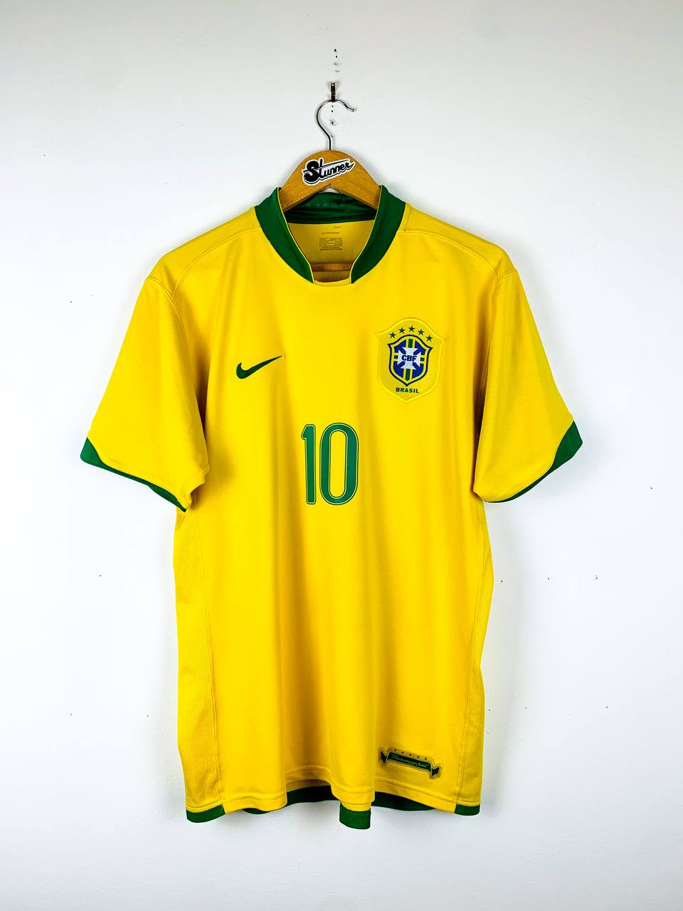 BRAZIL 2006/2008 HOME SHIRT #10 RONALDINHO