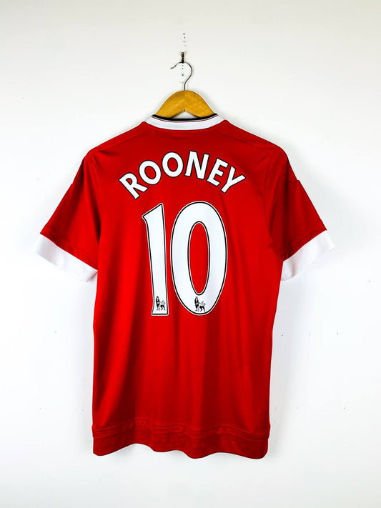 MANCHESTER UNITED 2015/2016 HOME SHIRT #10 ROONEY