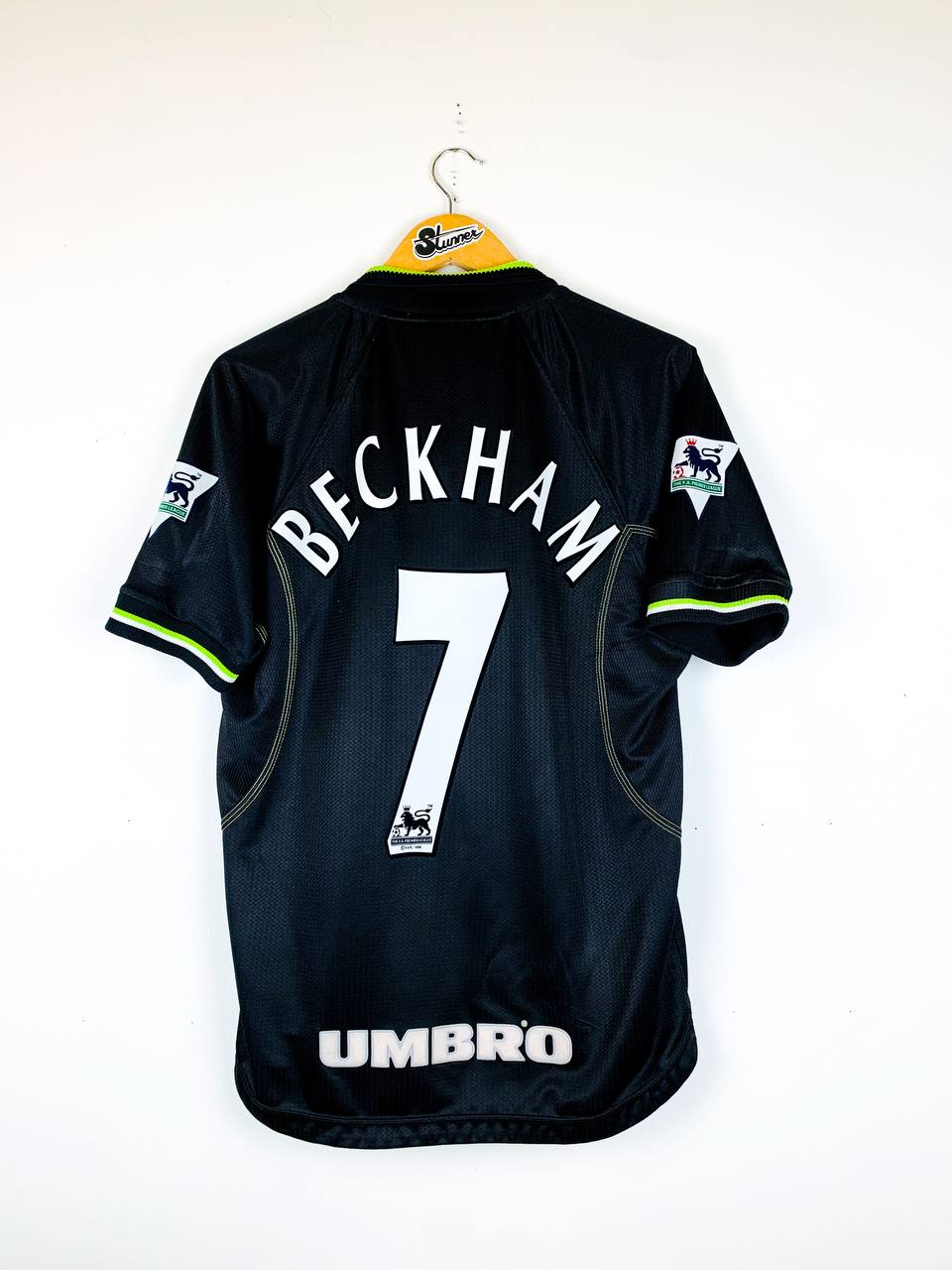 MANCHESTER UNITED 1998/1999 THIRD SHIRT #7 BECKHAM [S]