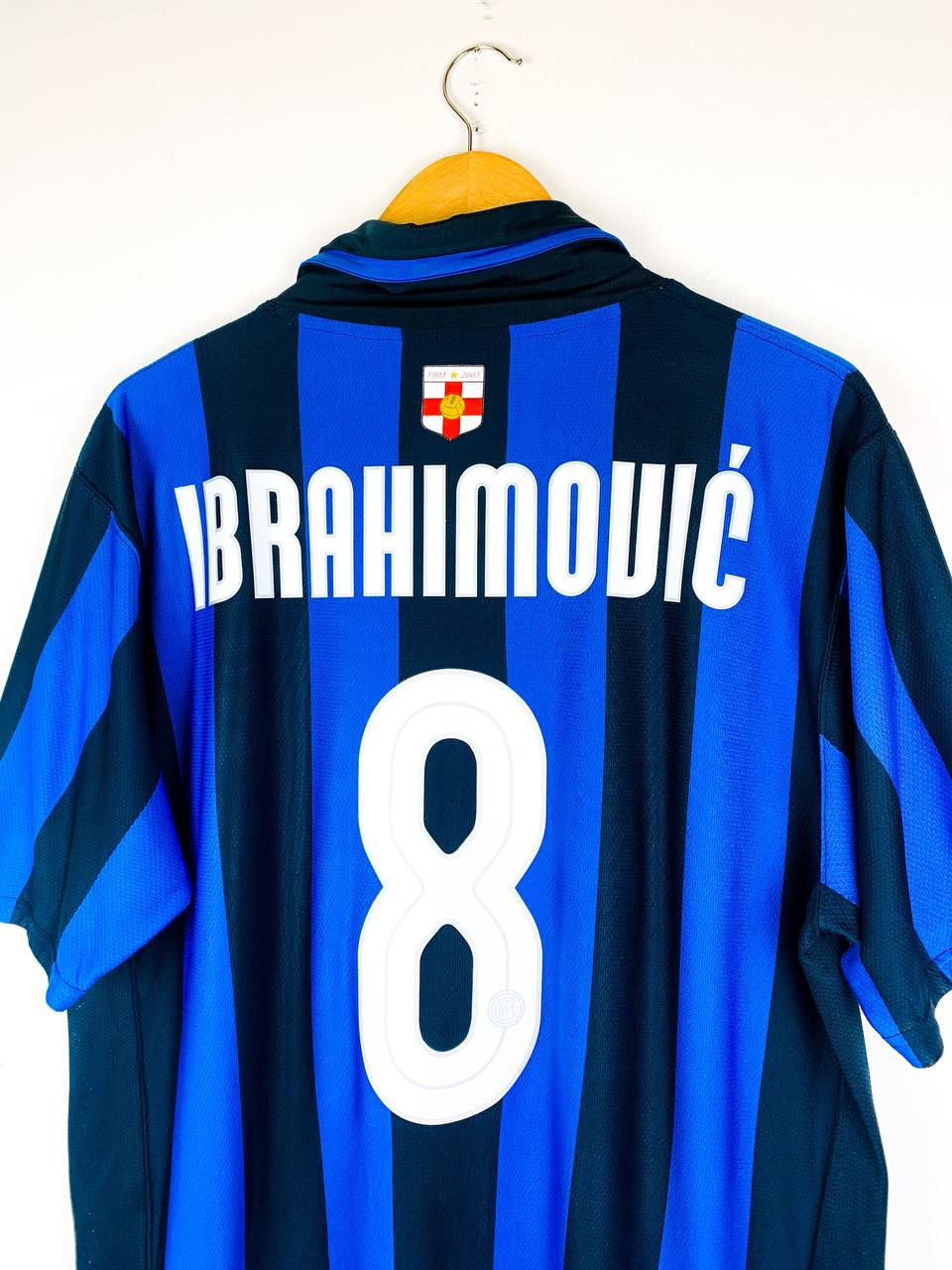 INTER MILAN 2007/2008 HOME SHIRT #8 IBRAHIMOVIC