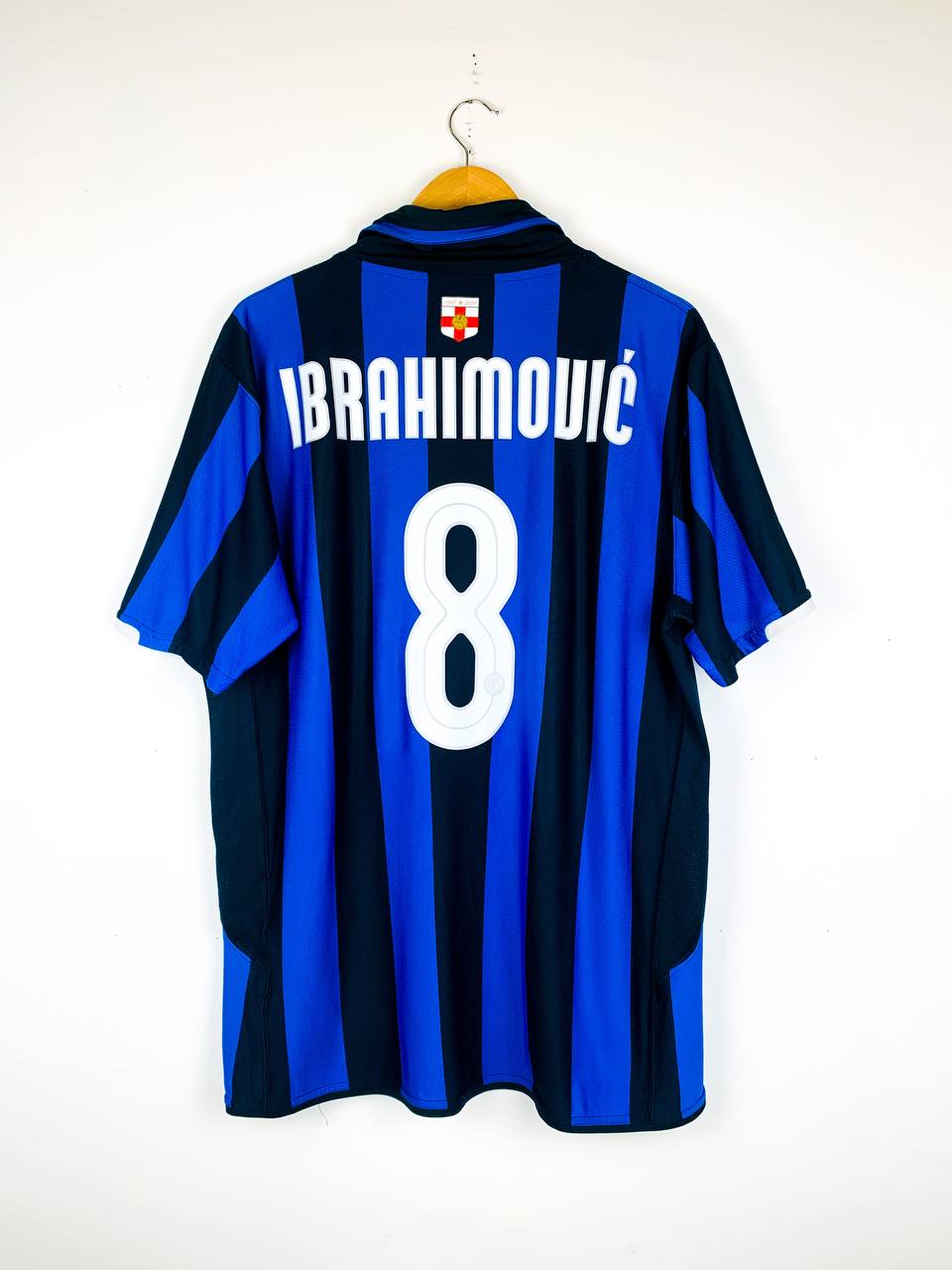 INTER MILAN 2007/2008 HOME SHIRT #8 IBRAHIMOVIC