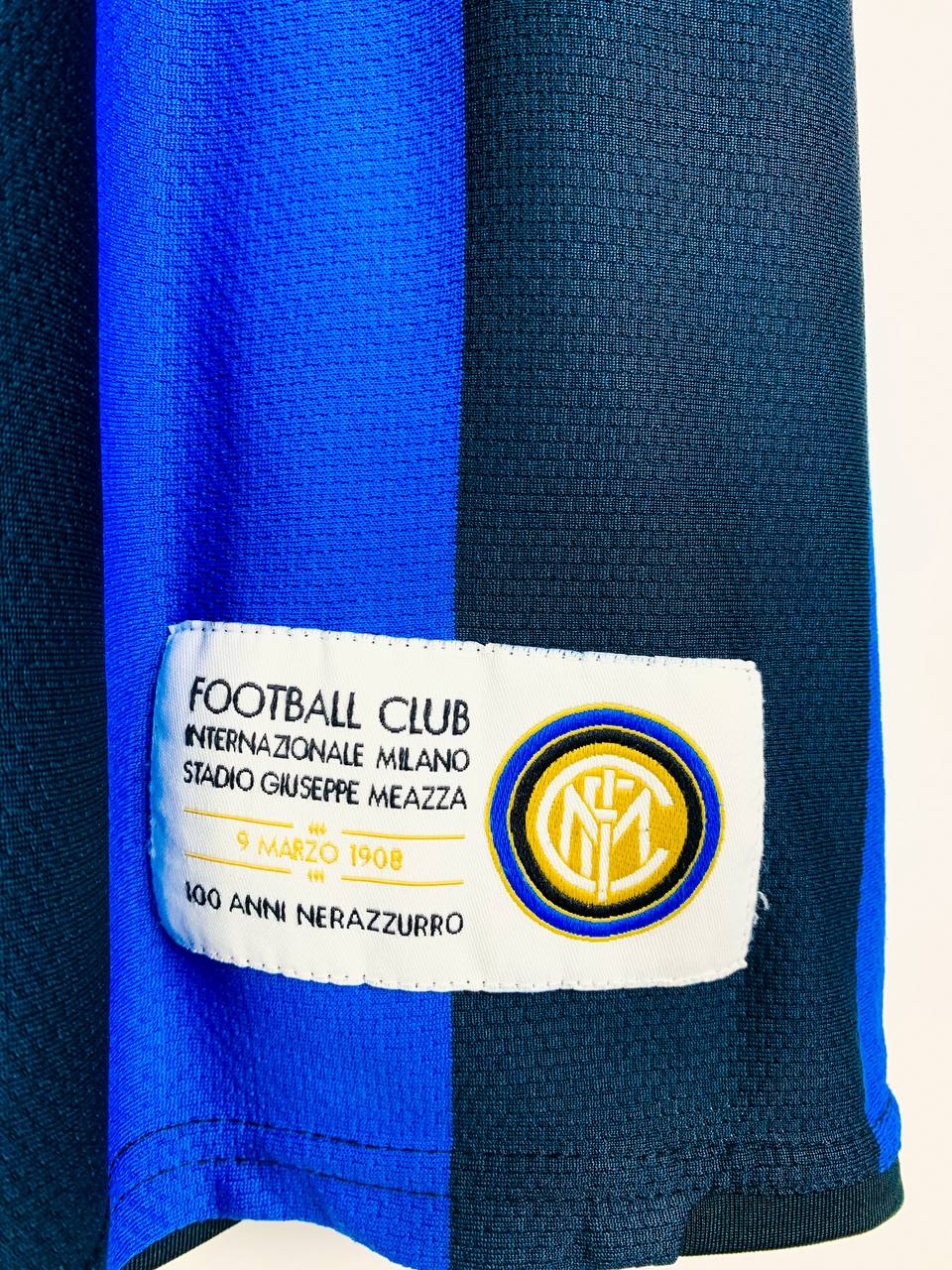 INTER MILAN 2007/2008 HOME SHIRT #8 IBRAHIMOVIC