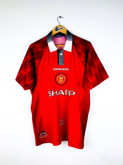 MANCHESTER UNITED 1996/1998 HOME SHIRT #7 CANTONA [L]